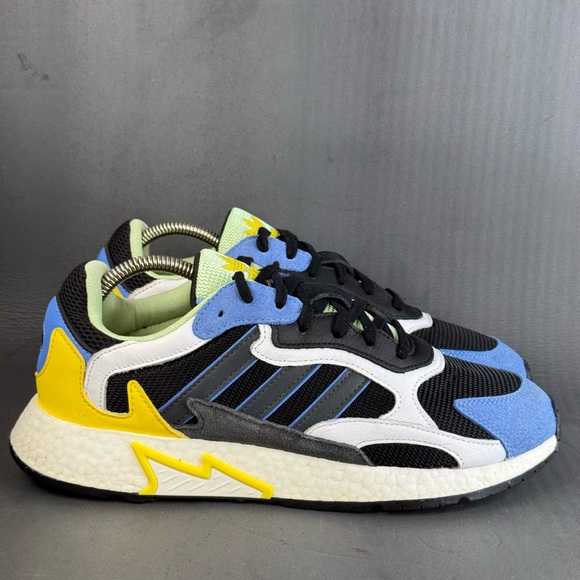 Adidas Tresc Run 'Core Black Yellow' athletic sneaker shoes men’s size 10